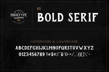 Mightype 01 - Bold Serif