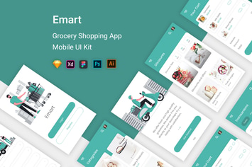 Emart - Grocery Shopping Store UI Kit