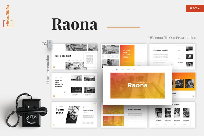 Raona - Hotel Powerpoint Template