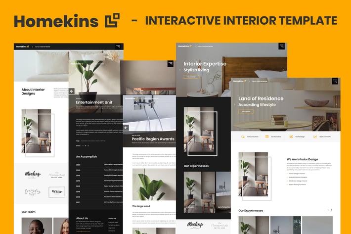 Homekins - Interactive Interior Template 