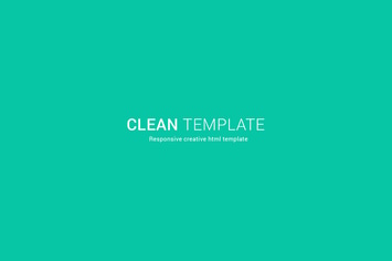  Clean Responsive Html Template 