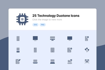 Technology Duotone Icons