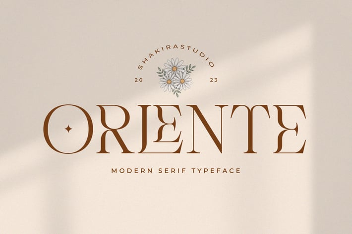 Orlente - Modern Serif Font