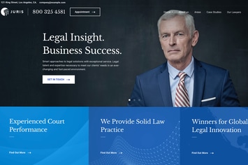 Lawyer & Law Firm Website Template