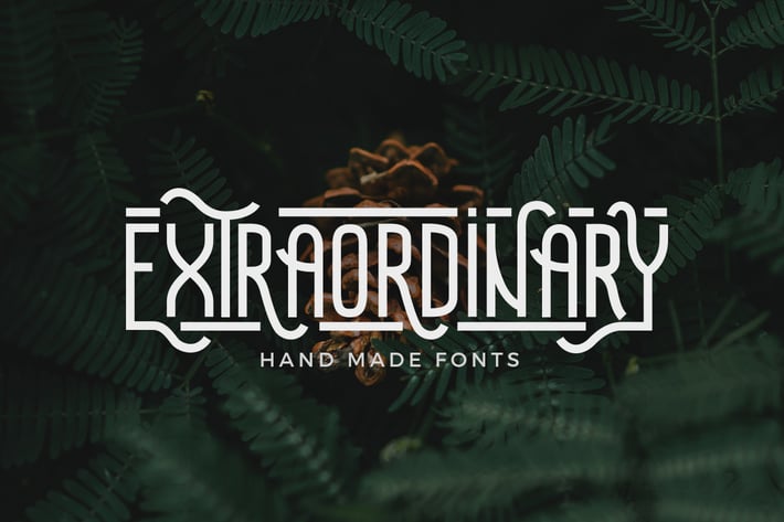 Extraordinary - Handmade Font