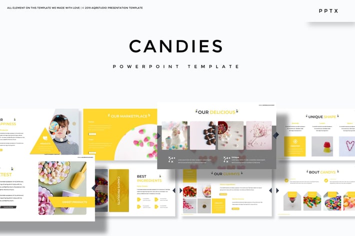Candies - Powerpoint Template