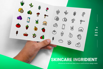 Skincare Ingridient - Icons
