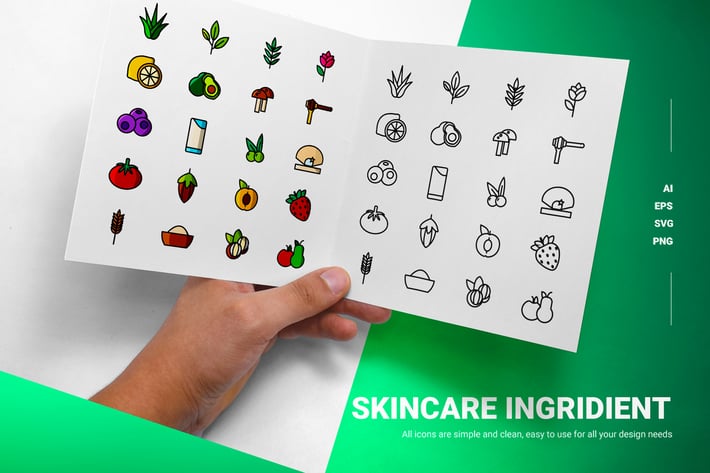 Skincare Ingridient - Icons