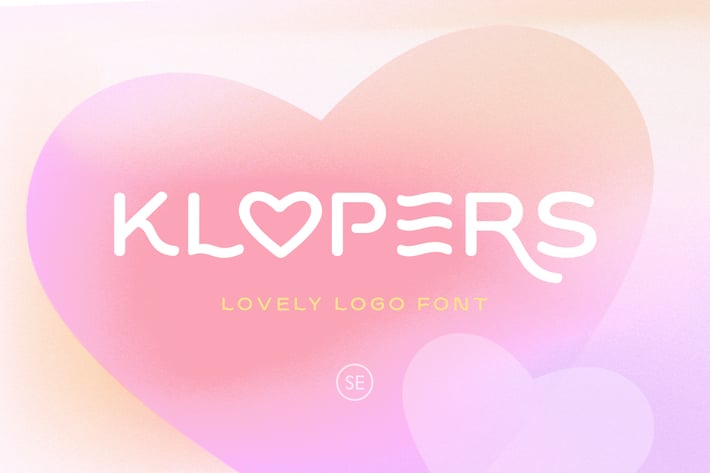 Klopers - Lovely Logo Font