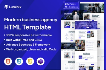 Luminix - Business Consulting HTML5 Template