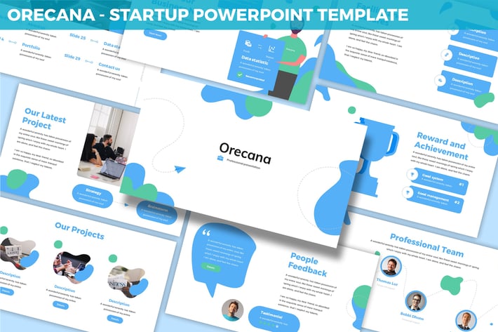 Orecana - Startup Powerpoint Template