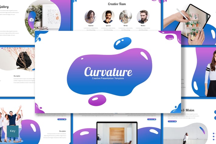 Curvature - Keynote Template