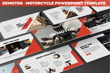 Demotor - Motorcycle Powerpoint Template