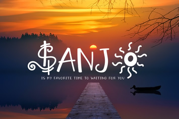 Sanjo Display Font