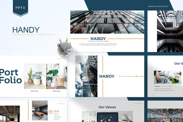 Handy - Business Powerpoint Template