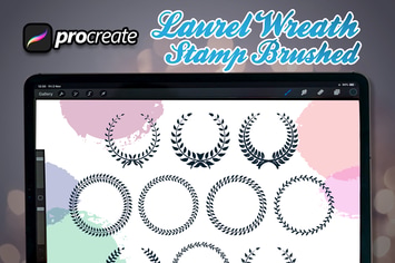 Laurel Wreath Brush Ornament