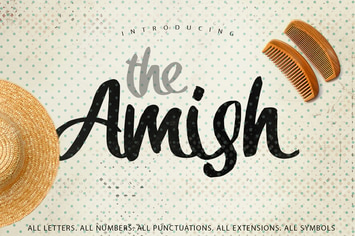 The Amish Typeface