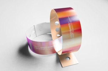 Vinyl Wristbands Mockup Vol2