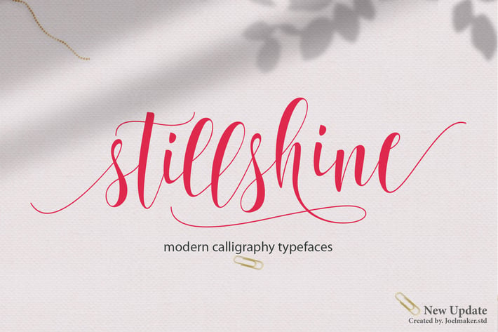 Still Shine Script - Modern Calligraphy