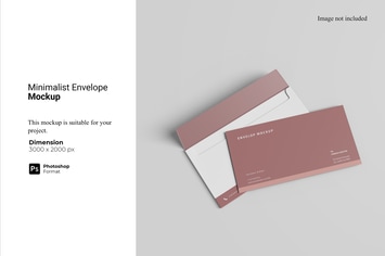 Minimalist Envelope Mockup