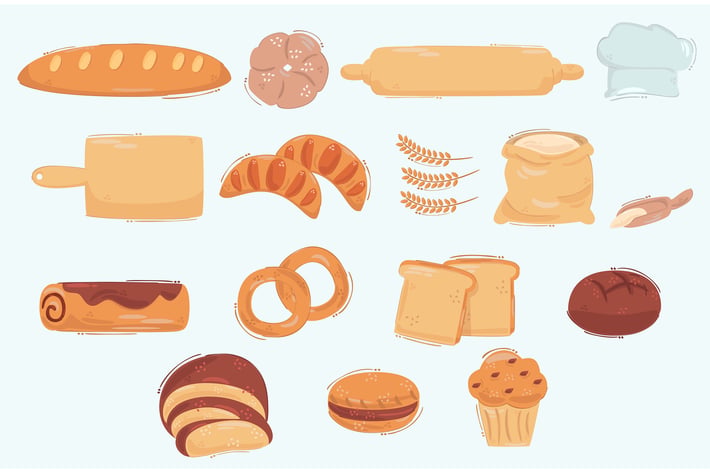 Bread Icon Illustration