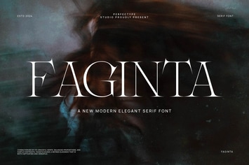 Faginta Modern Elegant Serif Font Typeface