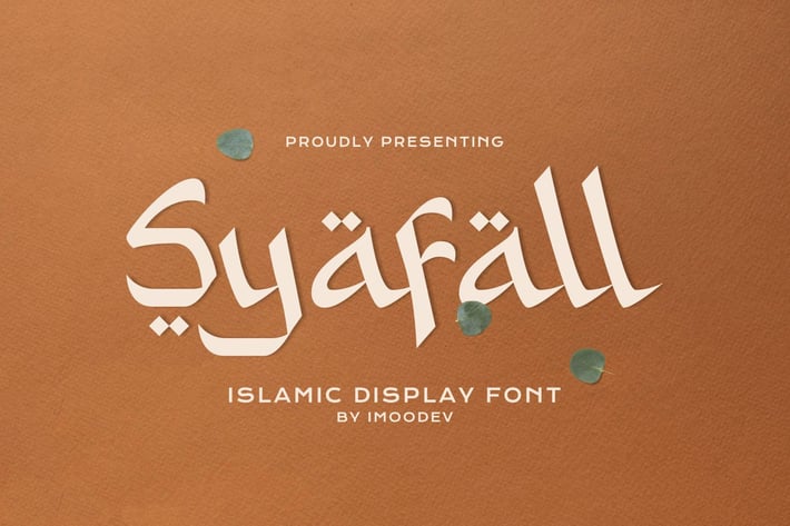 Syafall - Modern Arabic Fonts
