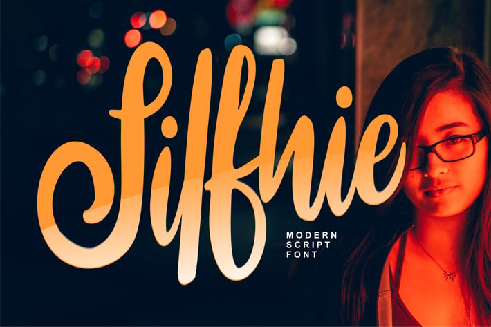 Silfhie | Modern Script Font