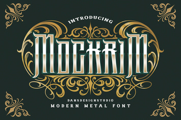 Mockrim Modern Blackletter Font