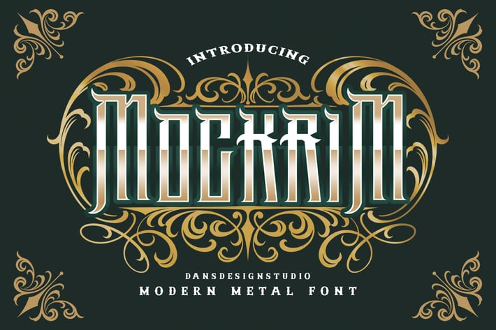 Mockrim Modern Blackletter Font