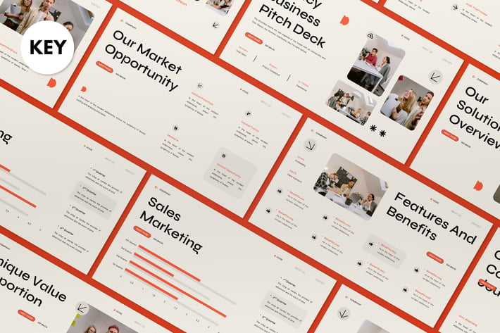 Beige Modern Business Pitch Deck Keynote