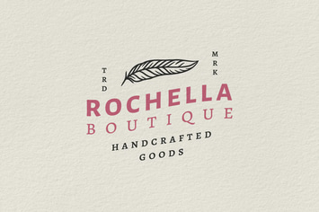 Vintage Badge Logo - Rochella Boutique
