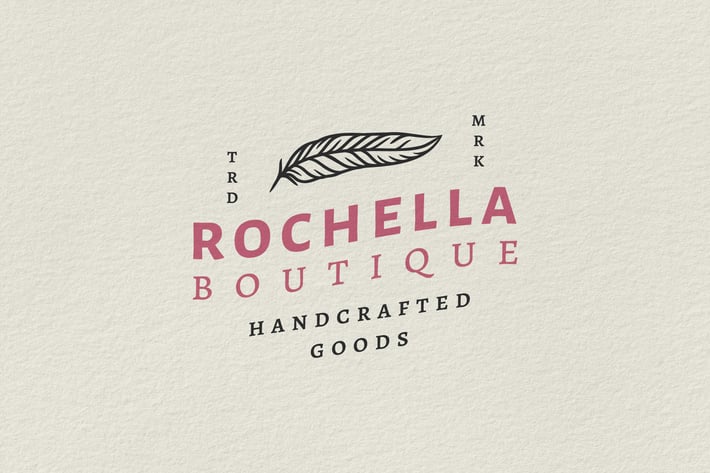 Vintage Badge Logo - Rochella Boutique