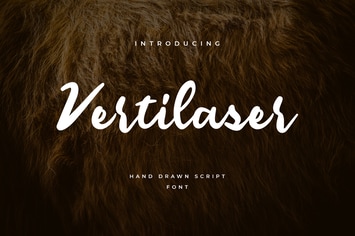 Vertilaser Handwritten Font