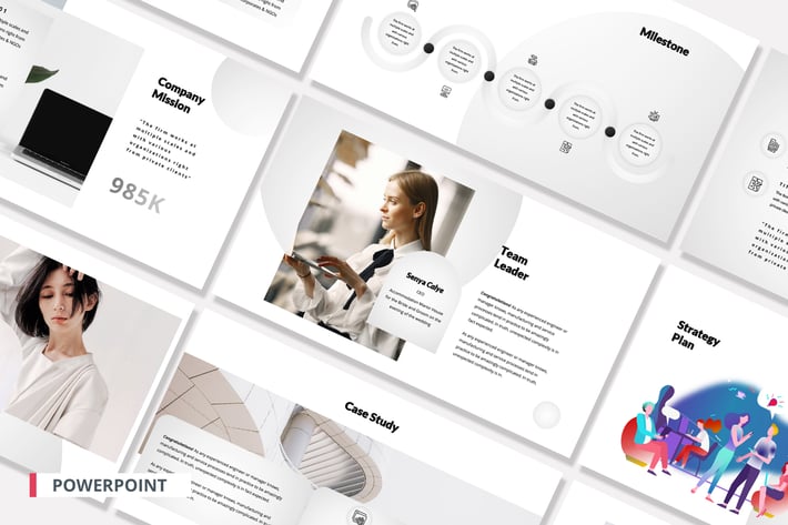 Pitch Deck Web Design Power Point