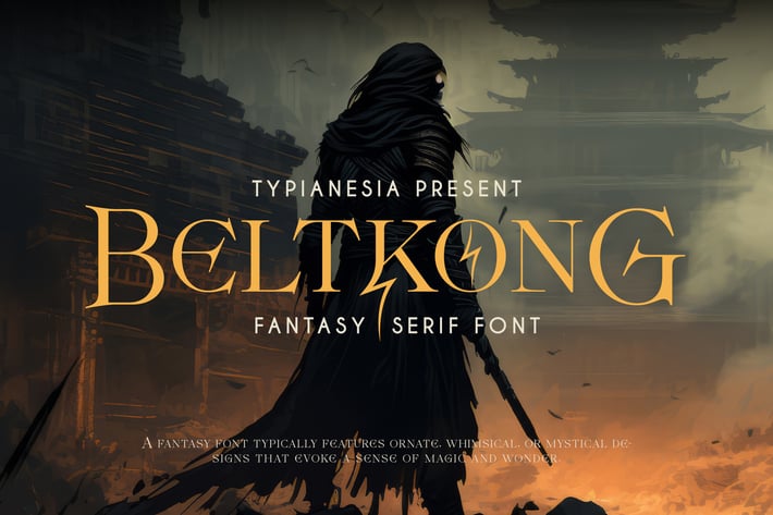 Beltkong - Fantasy Novel Game Serif Font