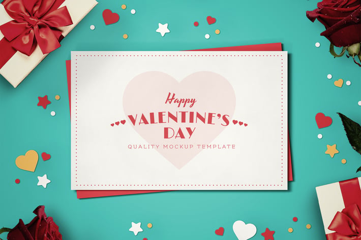 Valentine's Day Print Mockup