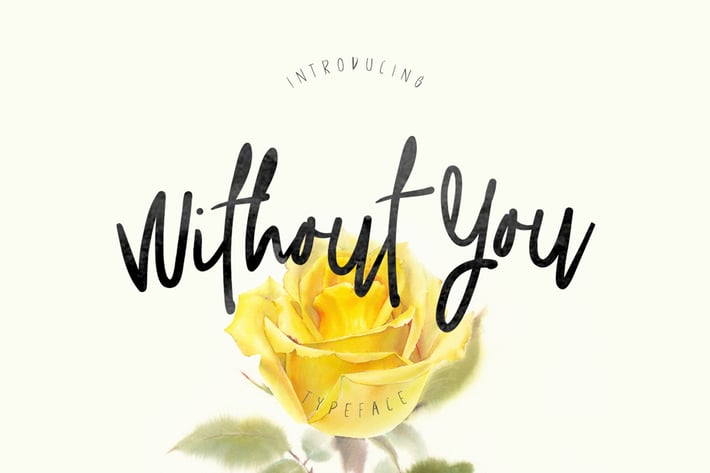 Without You Typeface