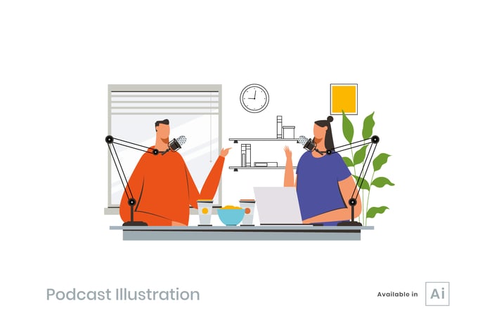Podcast Illustration