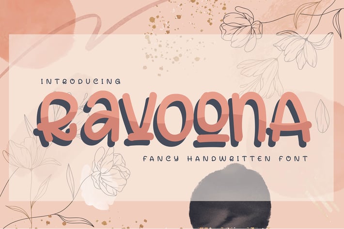 Ravoona | Fancy Handwritten Font