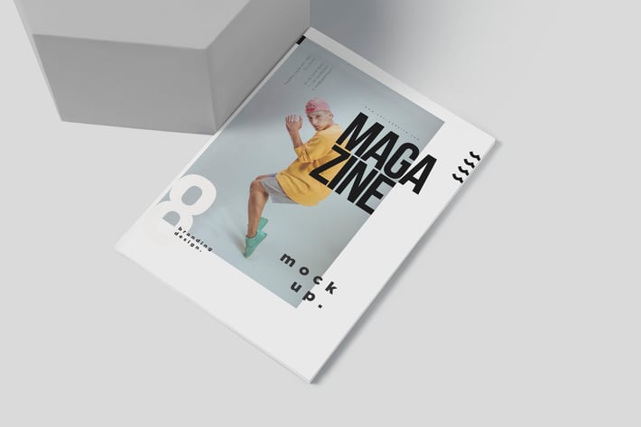 A5 Size Softcover Magazine Mockups Template