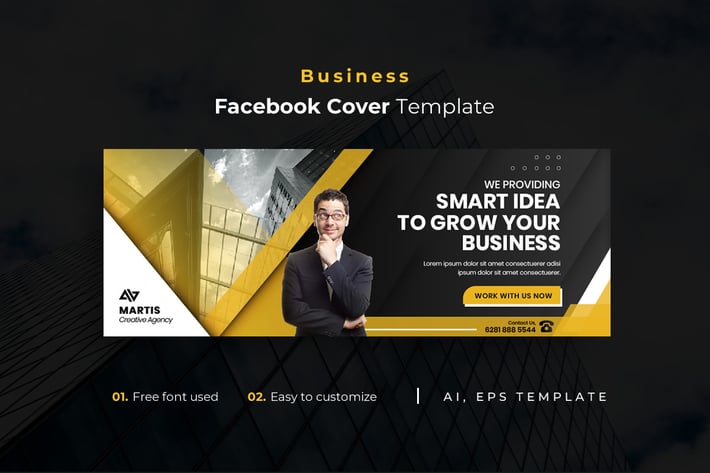 Business r22  Facebook Cover Template