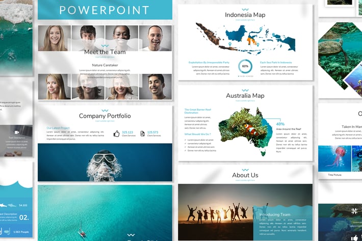 Mare - Ocean Powerpoint Template