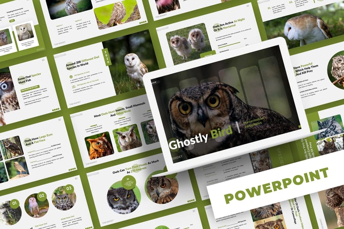 Ghostly Bird - Powerpoint Template