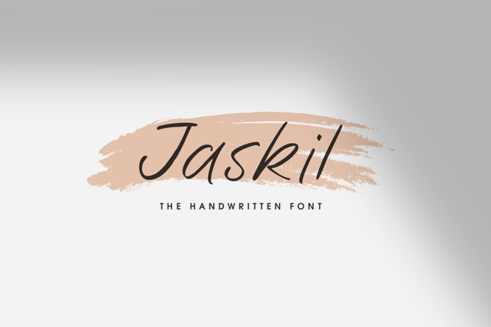 Jaskil - The Handwritten Font