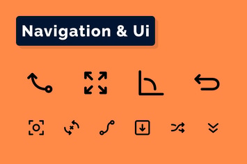 Navigation & Ui Icons Set - part II