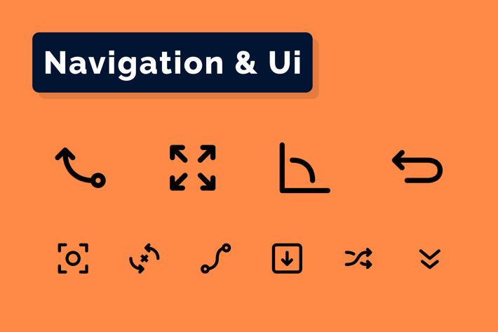 Navigation & Ui Icons Set - part II