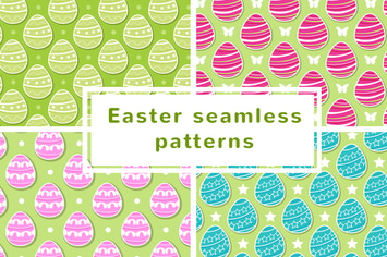 Easter Seamless Patterns