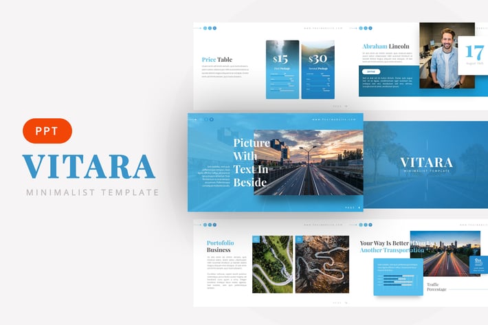 Vitara - Minimalist Powerpoint Template