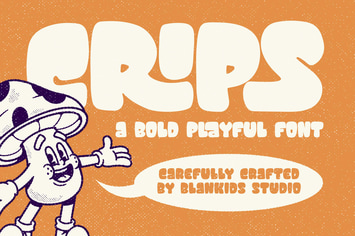 Crips a Bold Playful Font